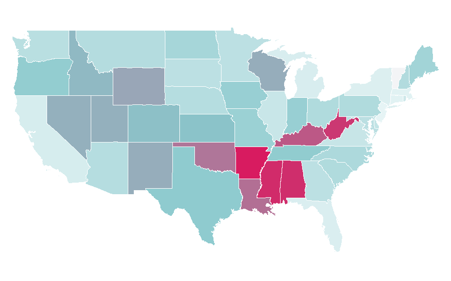 Affinity by region — Geekvape, United States