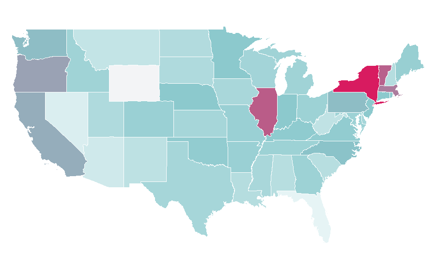 Affinity by region — Geese, United States