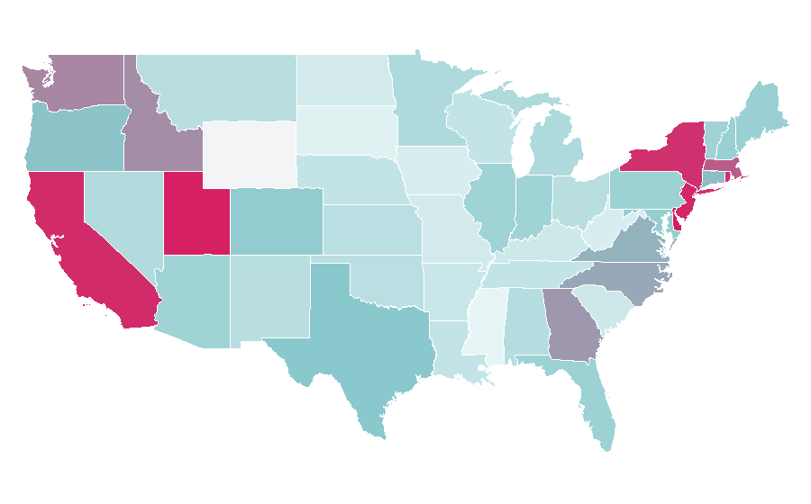 Affinity by region — G.E.M., United States
