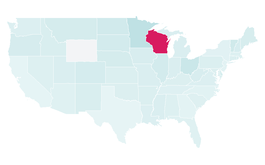 Affinity by region — Gemütlichkeit, United States