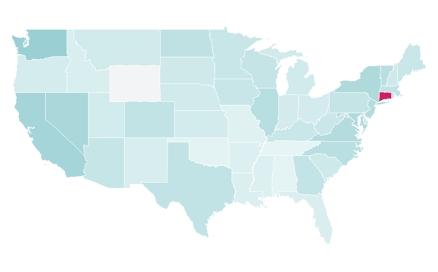 Affinity by region — Gender equality, United States