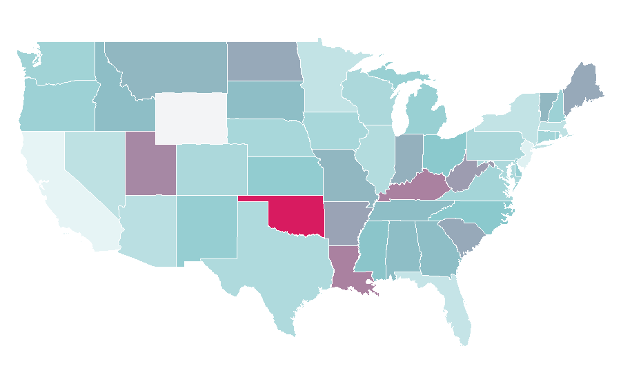 Affinity by region — Genealogical DNA test, United States