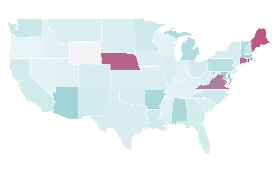 Affinity by region — General Dynamics, United States