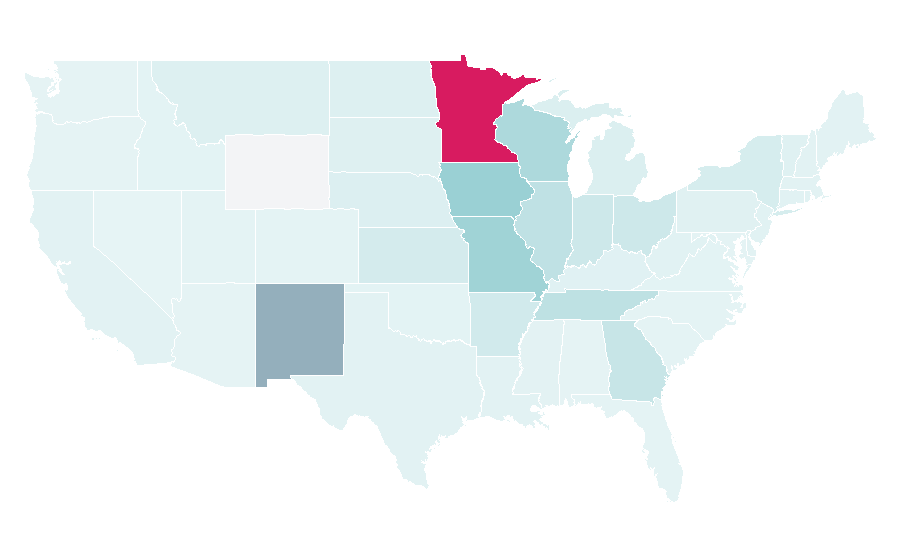 Affinity by region — General Mills, United States