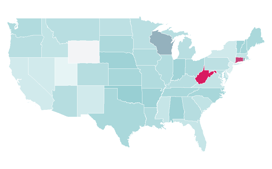 Affinity by region — Generations (South African TV series), United States