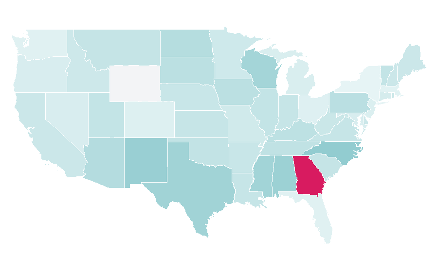 Affinity by region — Genetically modified organism, United States
