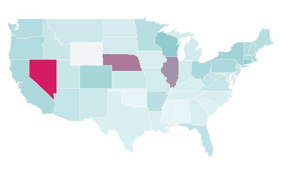 Affinity by region — Genoa, United States