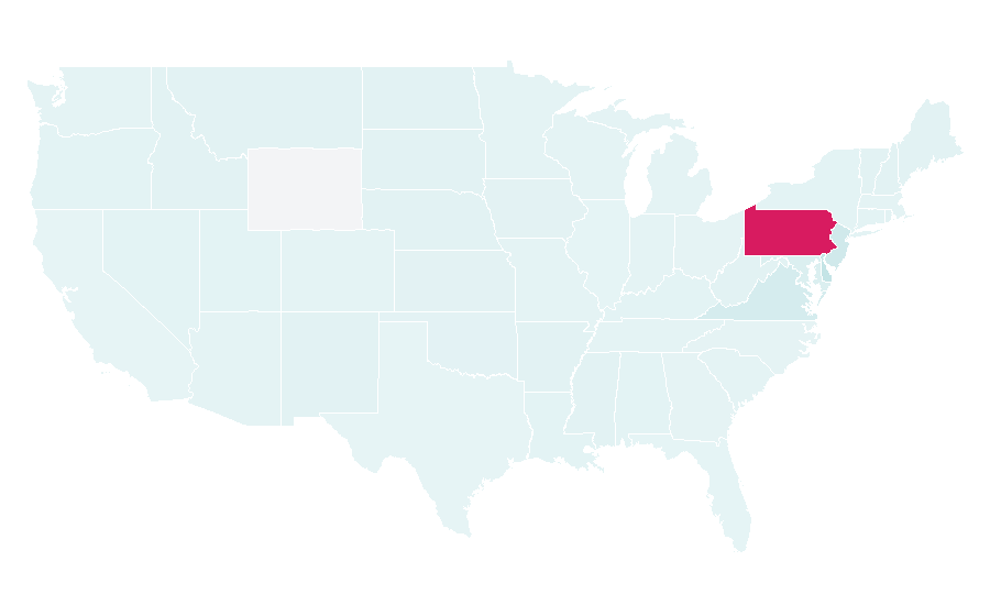 Affinity by region — Geno's Steaks, United States