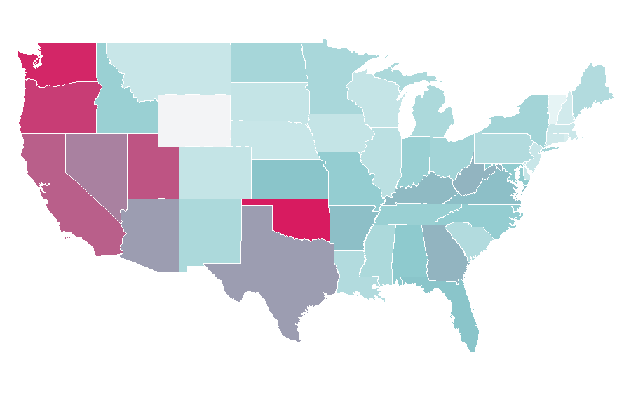 Affinity by region — Genshin Impact, United States