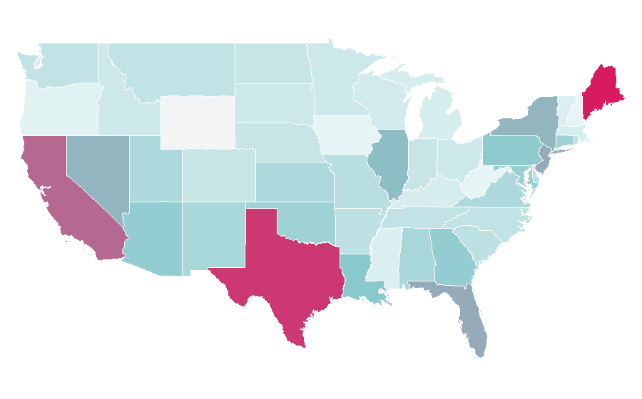 Affinity by region — Gentleman (musician), United States