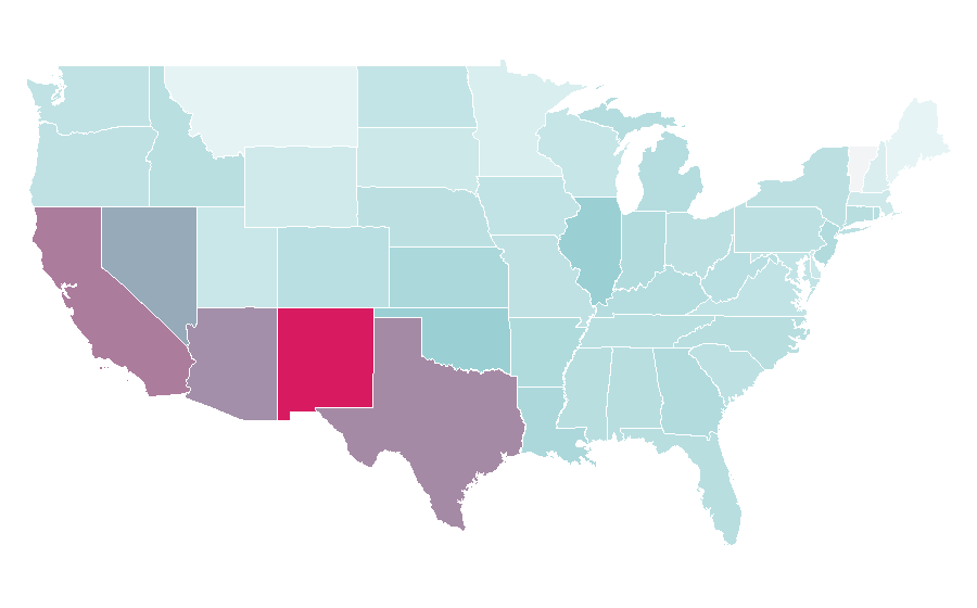 Affinity by region — George Lopez, United States