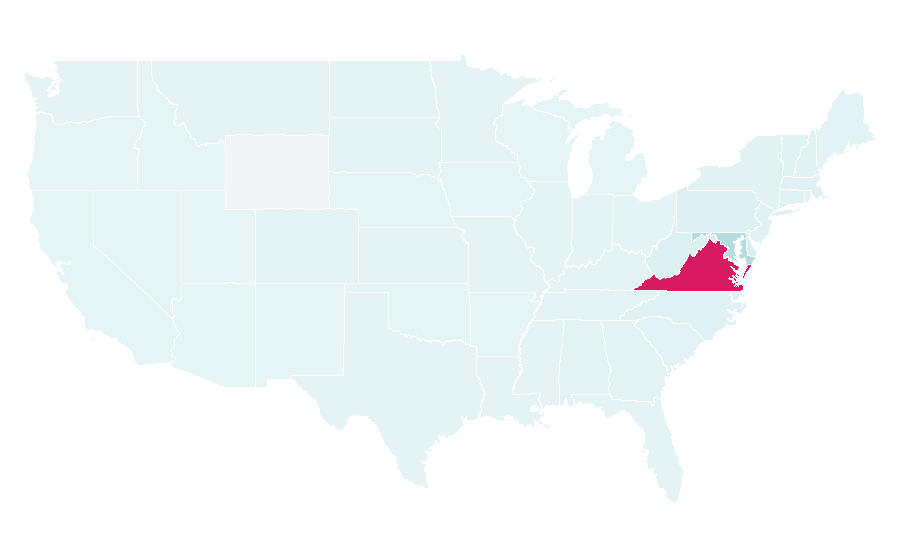Affinity by region — George Mason University, United States