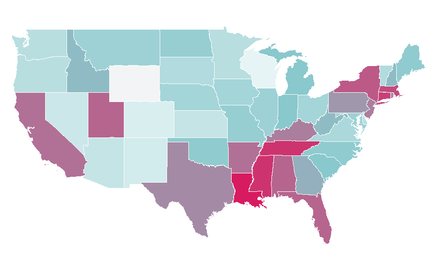 Affinity by region — Gerber Baby, United States