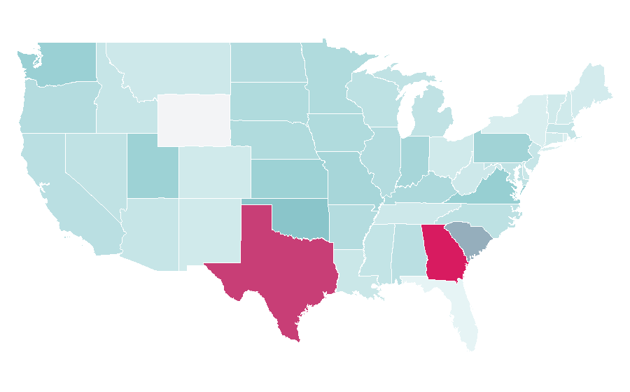 Affinity by region — German language, United States