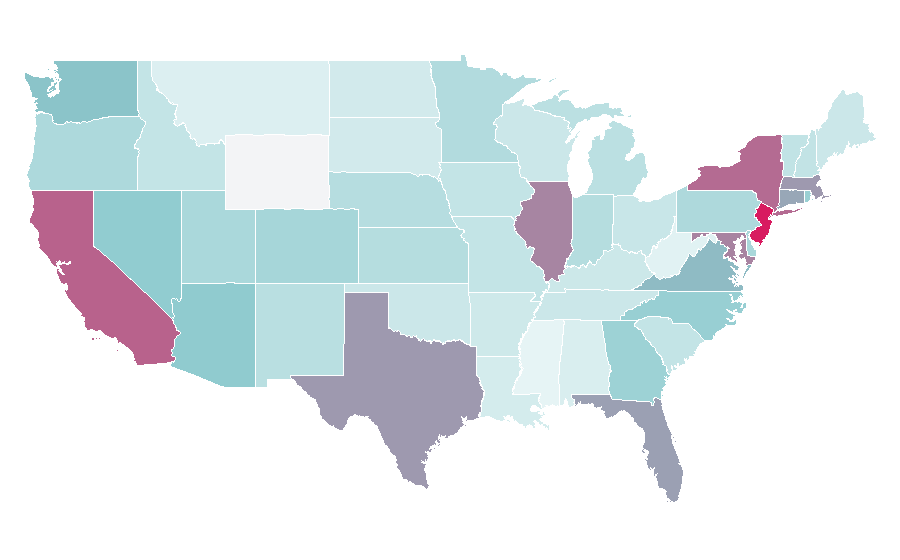Affinity by region — Germany national football team, United States
