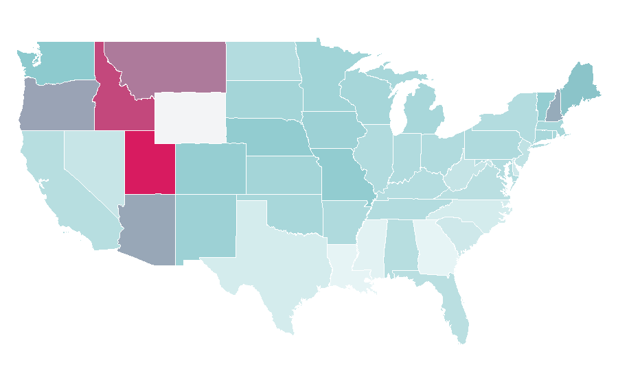 Affinity by region — Get Smart, United States