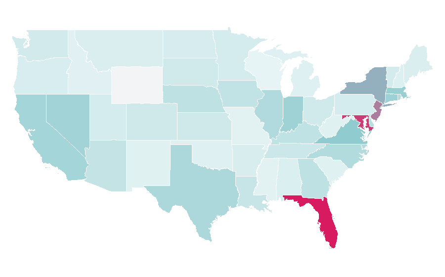 Affinity by region — Getafe CF, United States