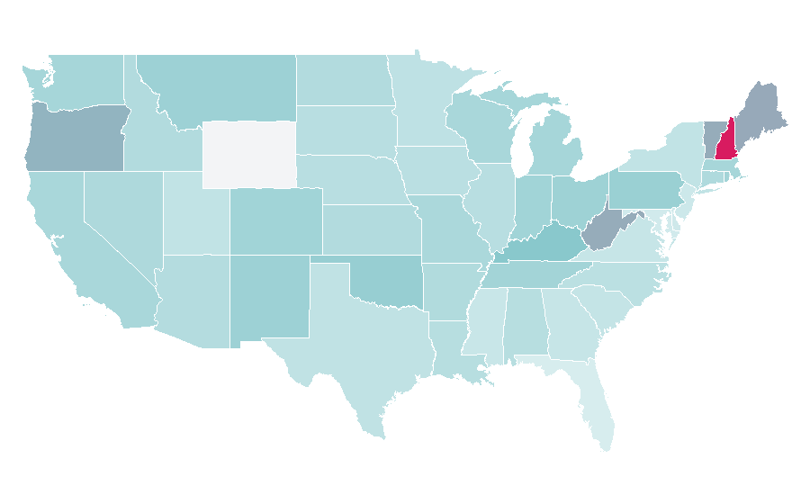 Affinity by region — GG Allin, United States
