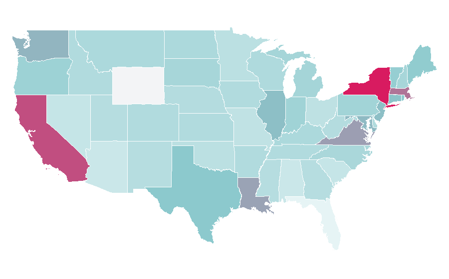 Affinity by region — Ghazal, United States