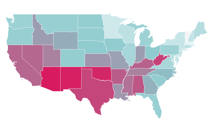 Affinity by region — Ghost Rider, United States