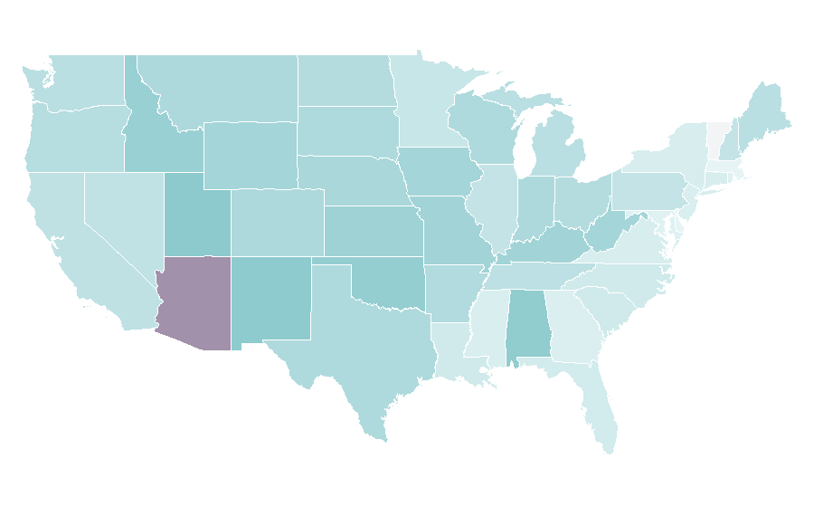 Affinity by region — Ghostbusters (franchise), United States