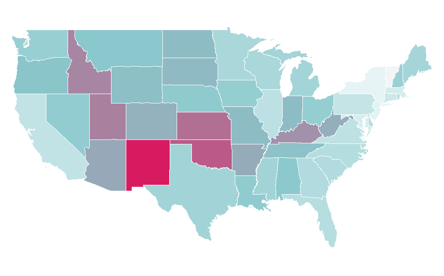 Affinity by region — Ghostemane, United States