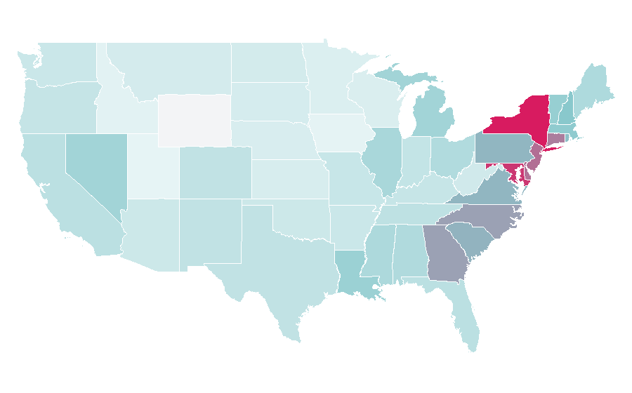 Affinity by region — Ghostface Killah, United States
