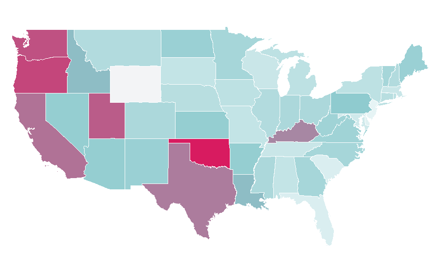 Affinity by region — Ghoul, United States
