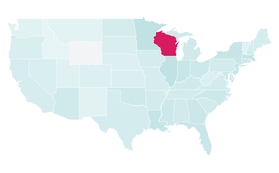 Affinity by region — Giannis Antetokounmpo, United States