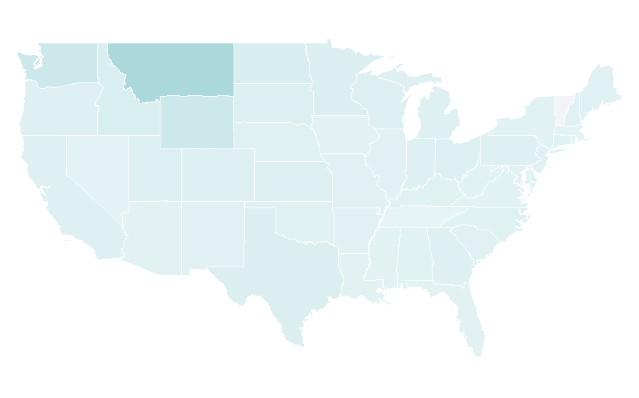 Affinity by region — Glacier, United States