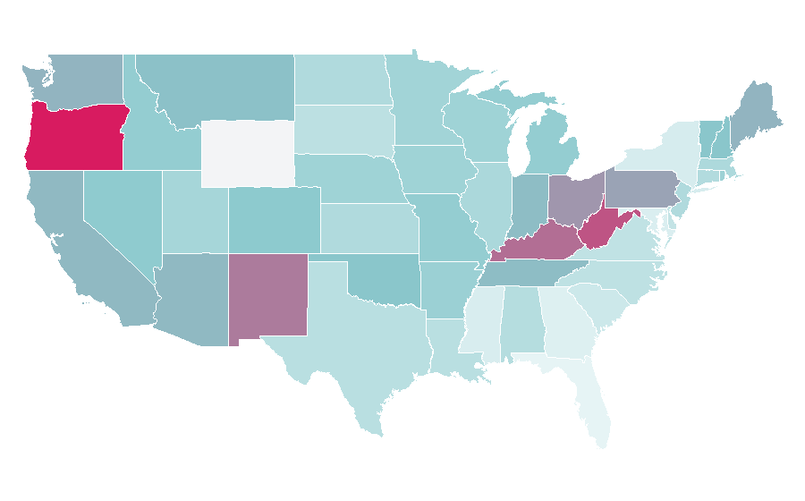 Affinity by region — Glenn Danzig, United States