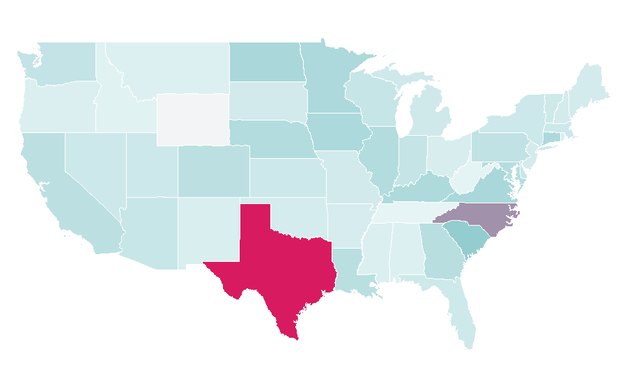 Affinity by region — Globalization, United States