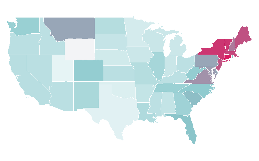 Affinity by region — Goldbely, United States