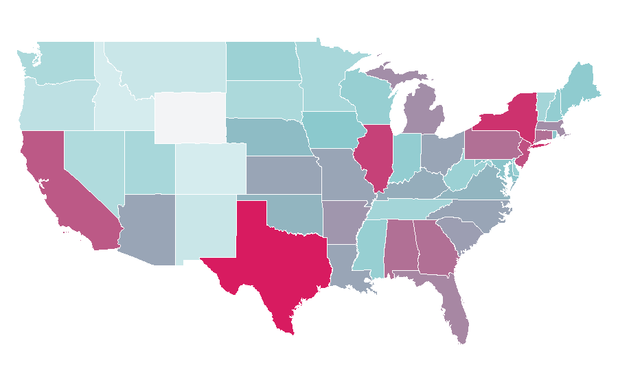 Affinity by region — Golden Earring, United States