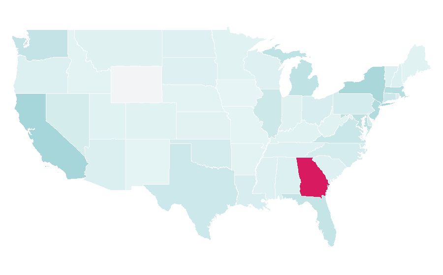 Affinity by region — Goldie Lookin Chain, United States