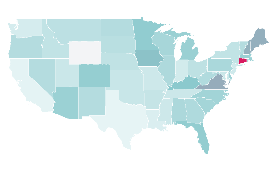 Affinity by region — Golf Magazine, United States