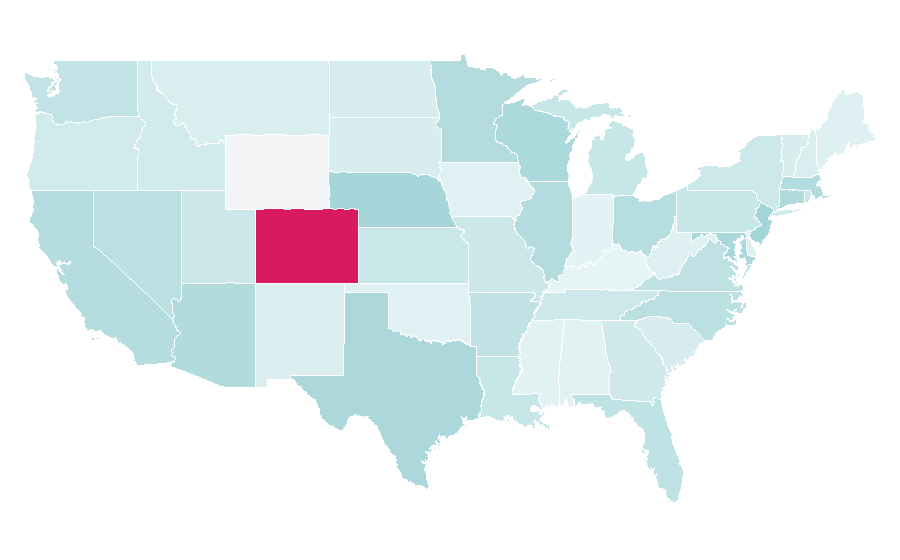 Affinity by region — GolfTEC, United States