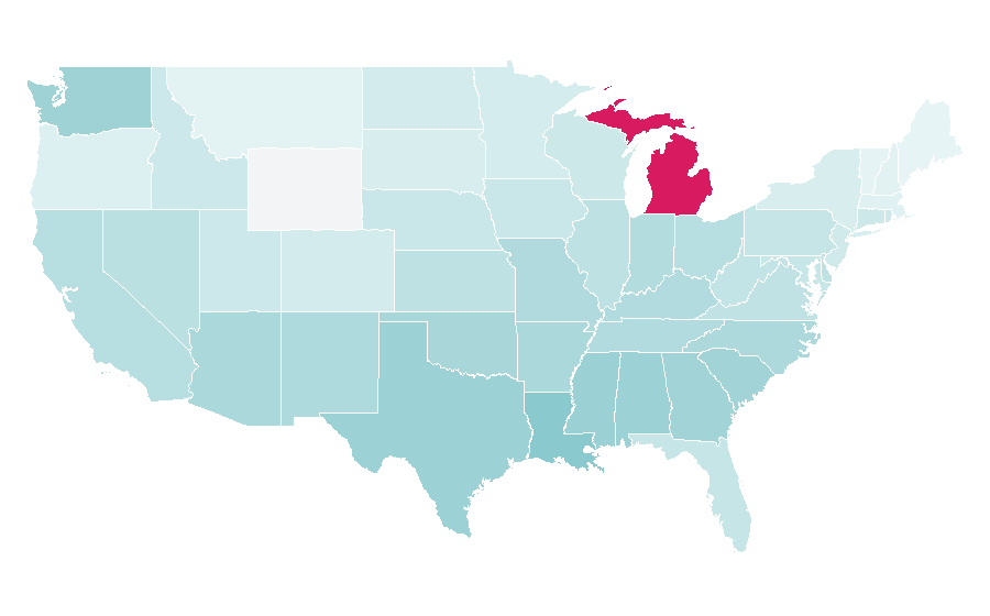Affinity by region — Good Burger, United States