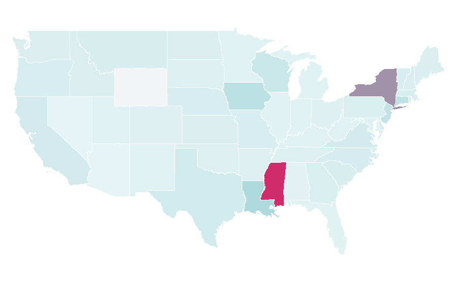 Affinity by region — Good Eats, United States