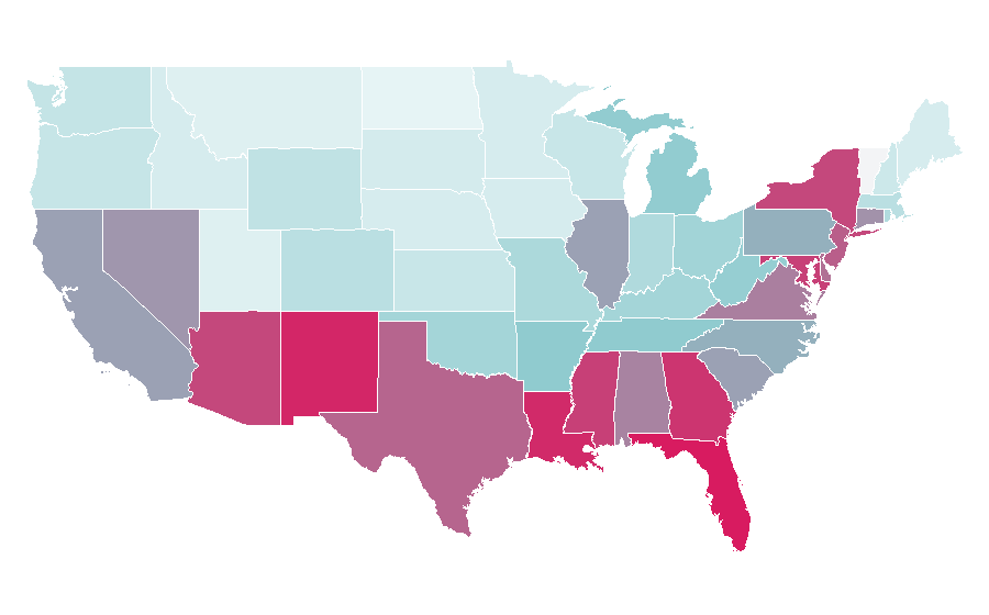 Affinity by region — Good Morning (film), United States