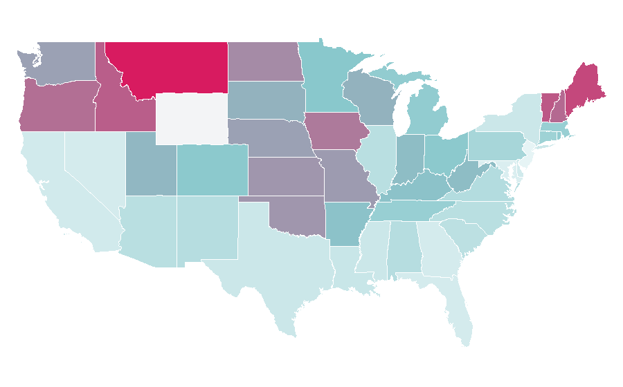 Affinity by region — Good Morning, Vietnam, United States