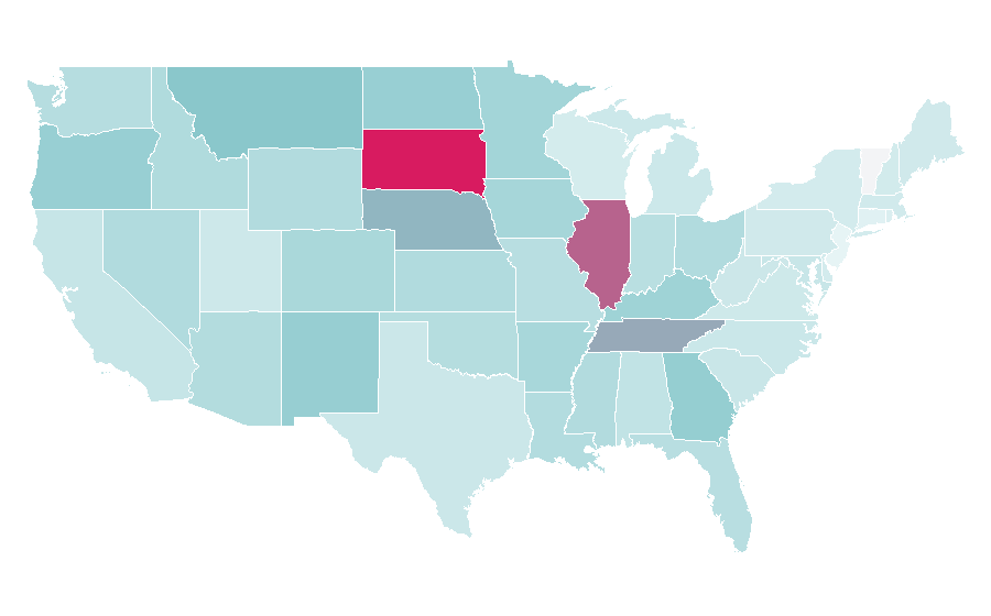 Affinity by region — Good Sam, United States