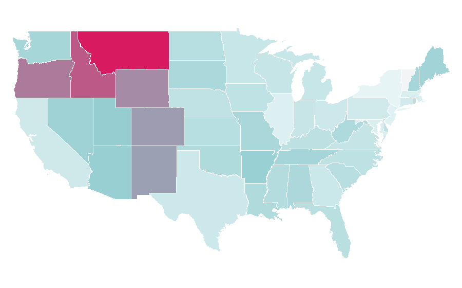 Affinity by region — Good Sam Club, United States