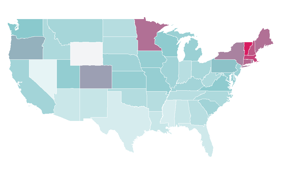 Affinity by region — Goodnight Moon, United States