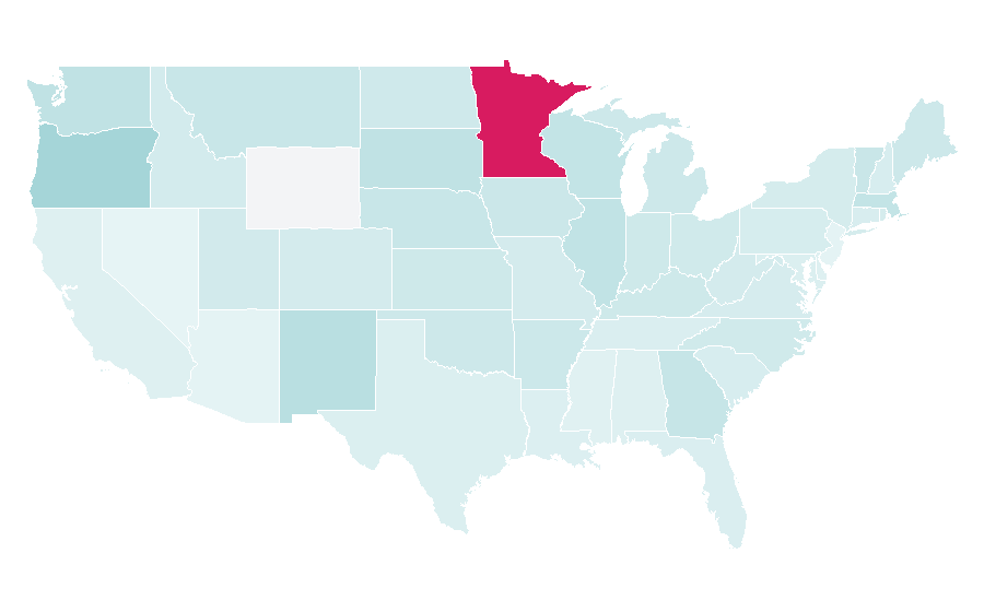 Affinity by region — GoodNites, United States
