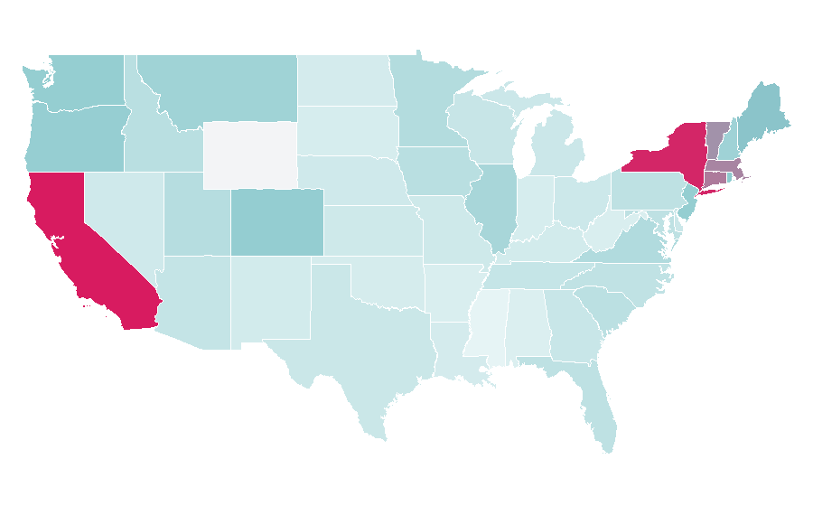 Affinity by region — Goop, United States