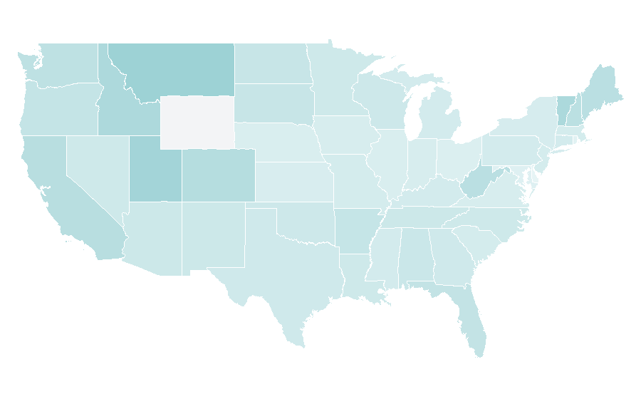 Affinity by region — GoPro, United States