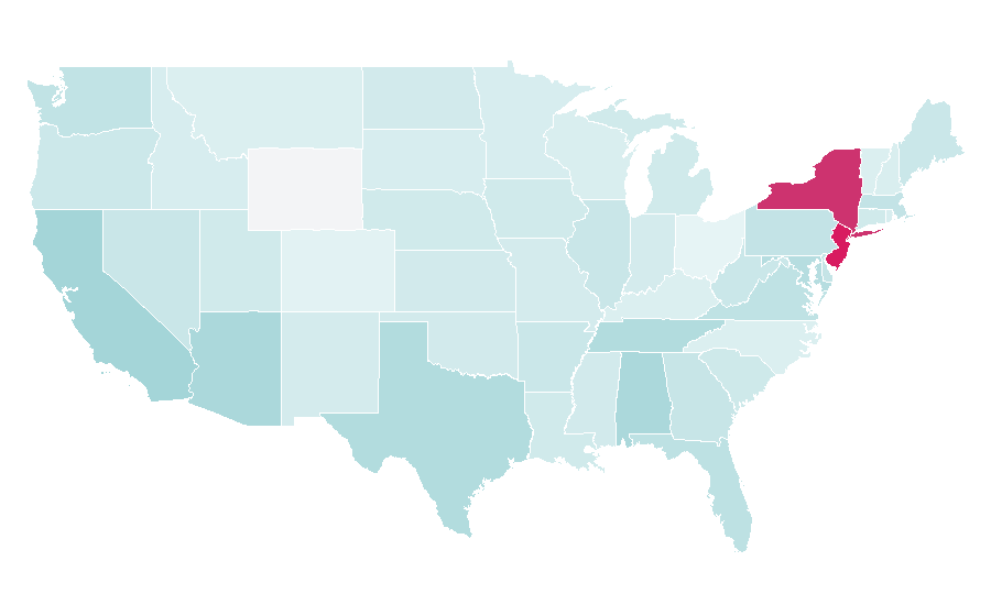Affinity by region — Gourmet (supermarket), United States
