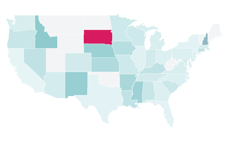 Affinity by region — GPS navigation software, United States