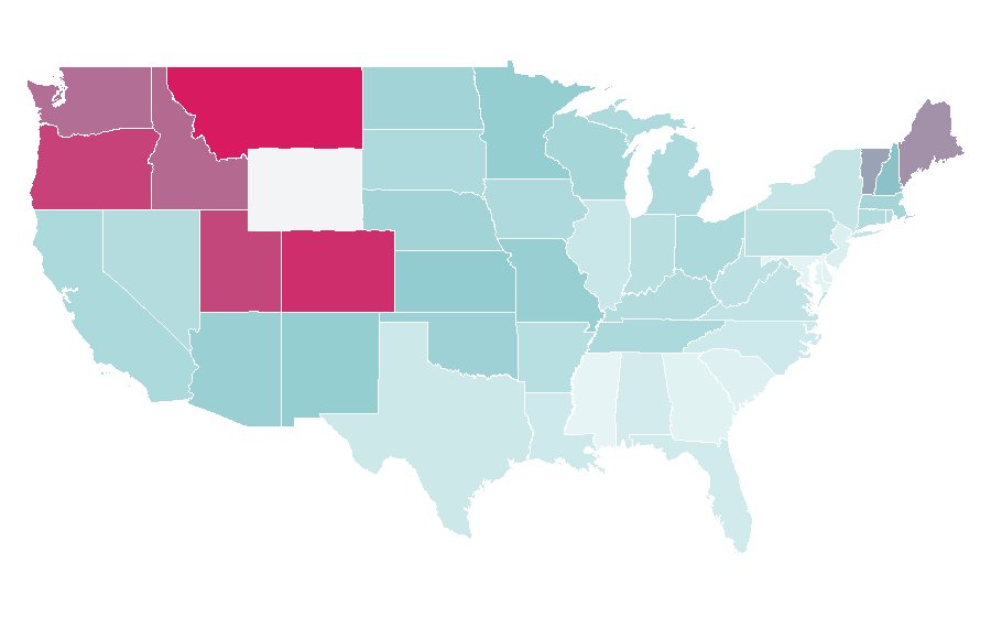 Affinity by region — Graham Hancock, United States